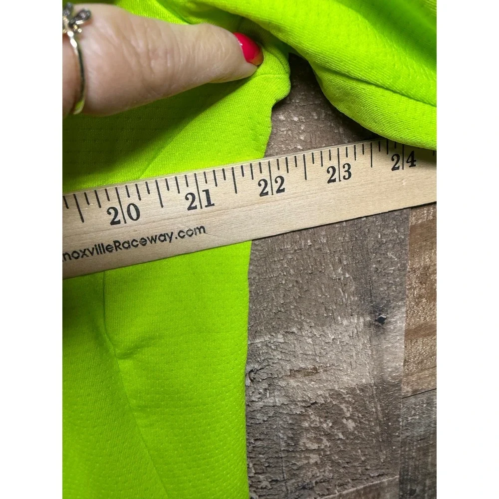 Nike Golf Dri-FIT UV‎ Victory Half-Zip Neon Yellow Volt Pullover DX1491-389 L